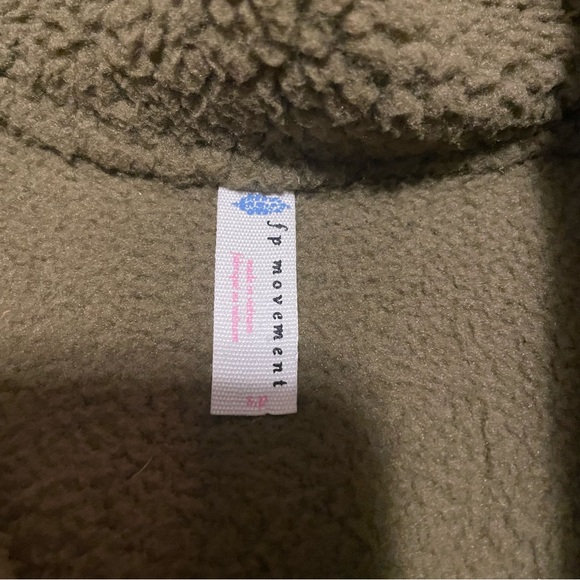 FP Movement Hit the Slopes Fleece jacket olive green active athleisure casual - Picture 5 of 8